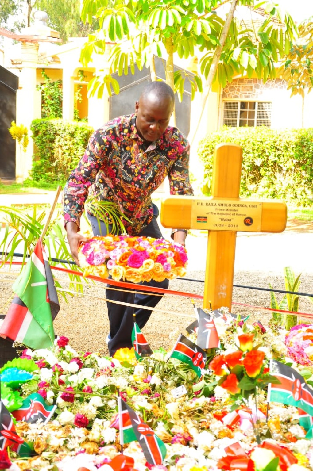 John Paul Wakungwi during a public and community engagement